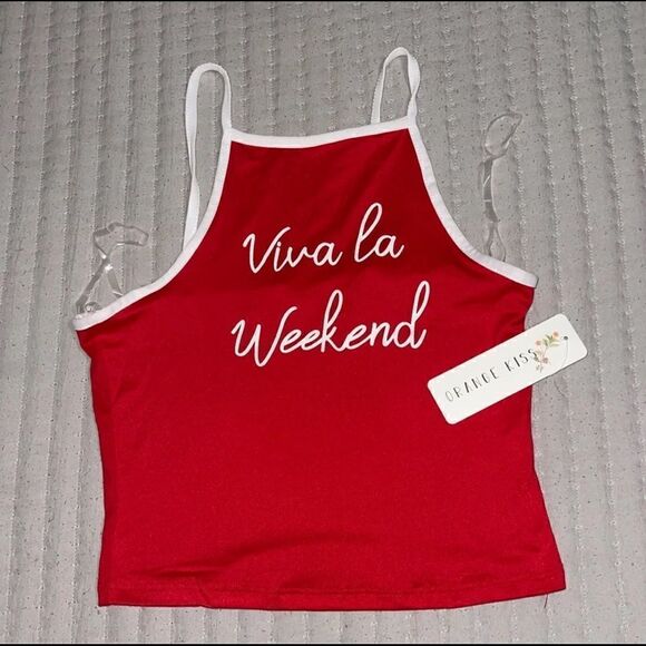 orange kiss | crop top - Picture 1 of 2